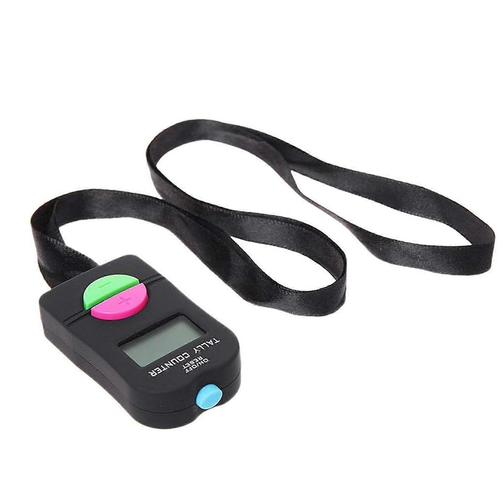 Digital Tally Counter - Handheld Clicker Device for Event Attendance, Up Down Count Tool with Lanyard for Classroom Use