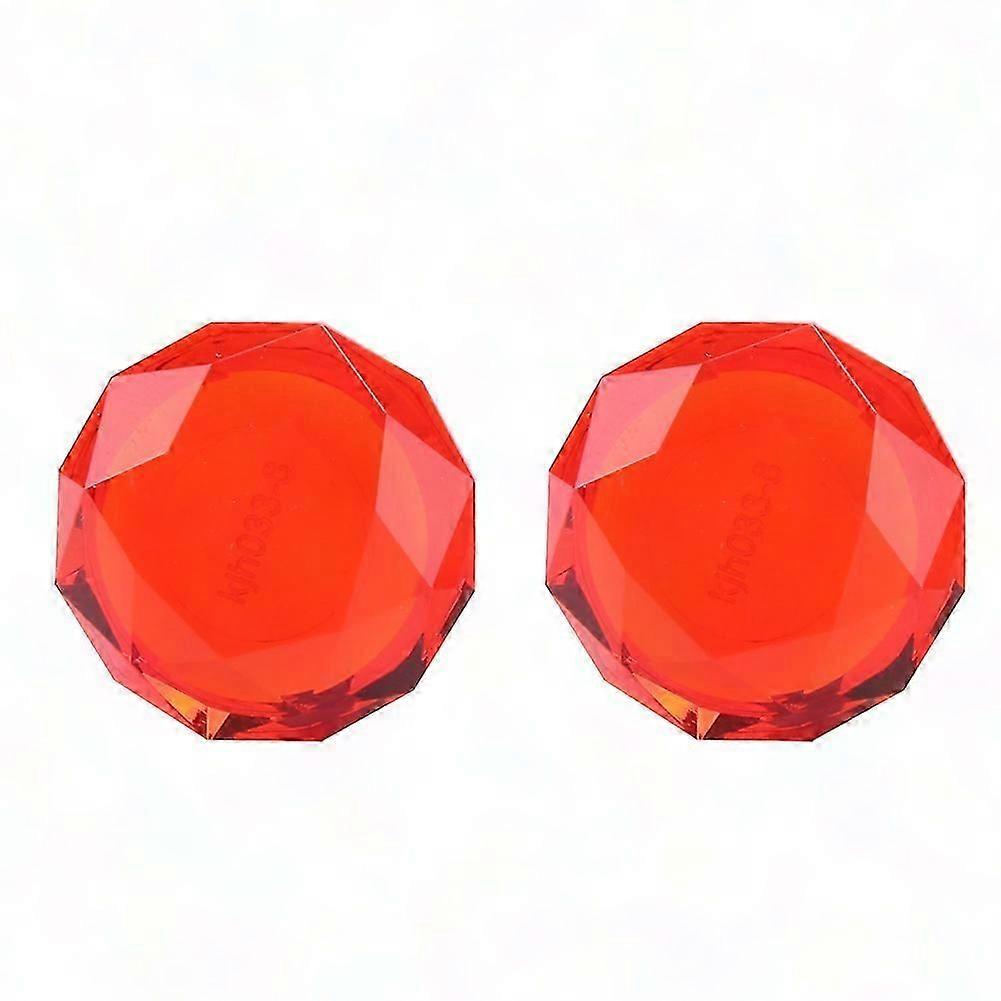 Silicone Thumb Grip Joystick Cap Cover for PS3/PS4 Controller - Red