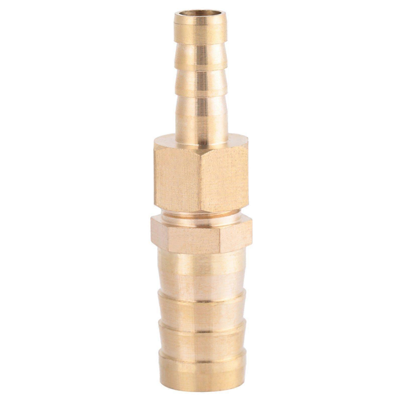 Brass Fitting Hose Barb Tail Reducer Reducing Plug Connector (8mm-16mm 1pcs)