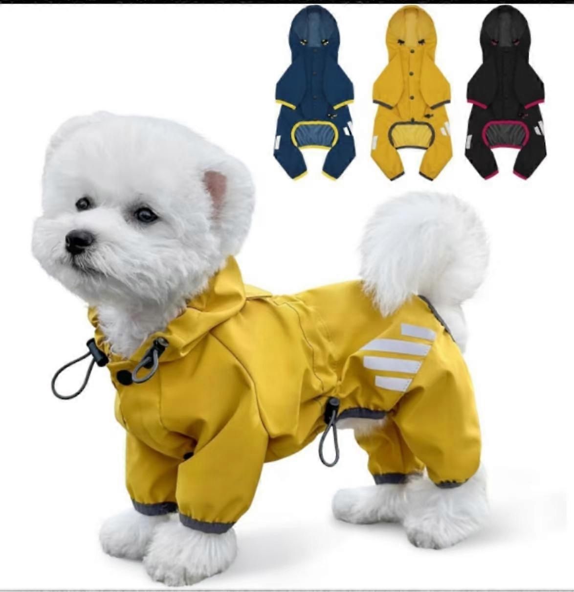 Dog raincoats, various sizes, British-style full-wrap waterproof