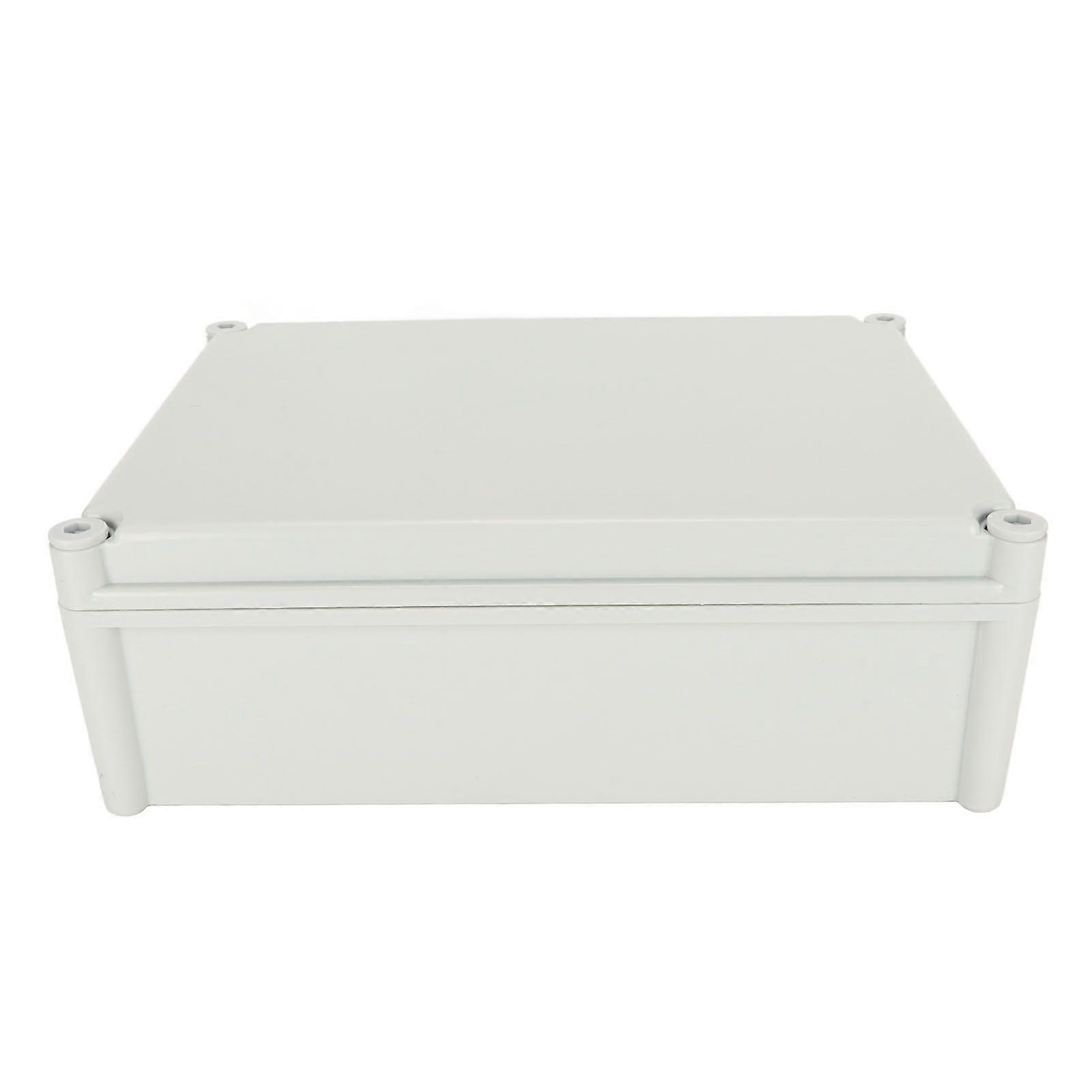 Gray Electrical Junction Box with Mounting Plate IP67 Waterproof Electric Project Case for Engineering