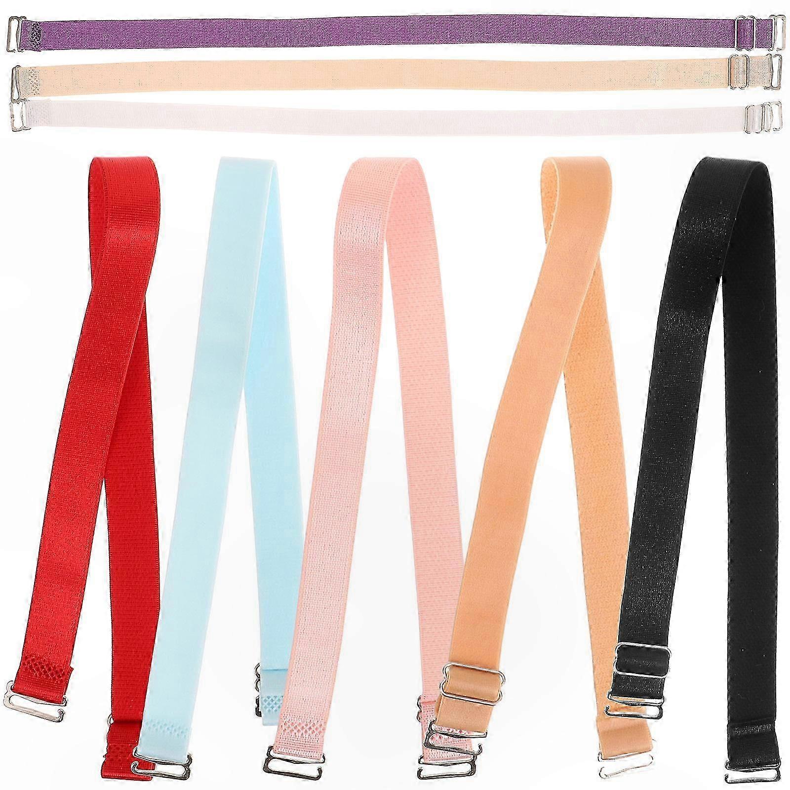 Non-Slip Bra Straps for Women Daily Comfort 8 Pieces Soft Shoulder Support Solution