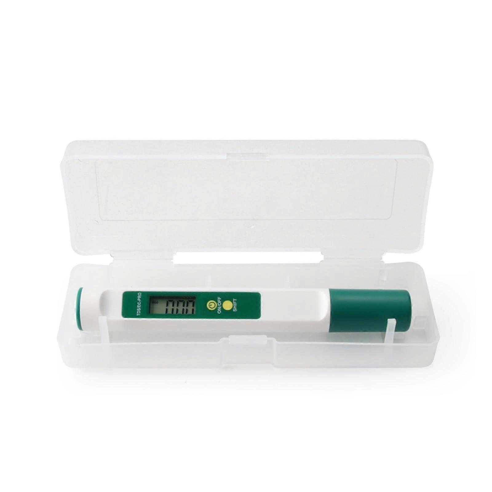 PH Tester, 3 In 1 Digital Water Quality Meter, Temperature TDS EC Tester Pen for Drinking Water and Aquariums, Portable Groen