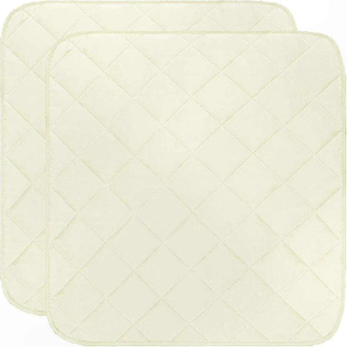 2er-Pack wasserdichte Sitzpolster, 22x21 Zoll wiederverwendbare Stuhlschoner für Rollstuhl, Autositz, Sofa