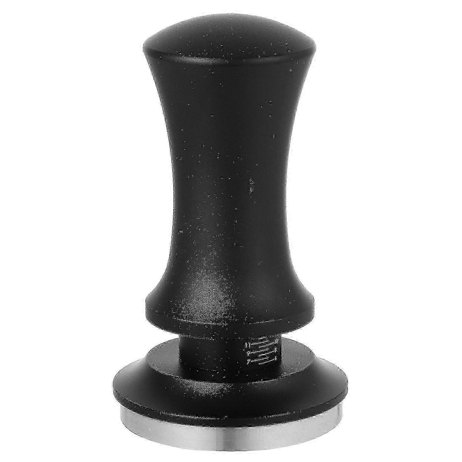 Coffee Tamper Espresso Press Flat Base Ergonomic Handle Coffee Tamp...