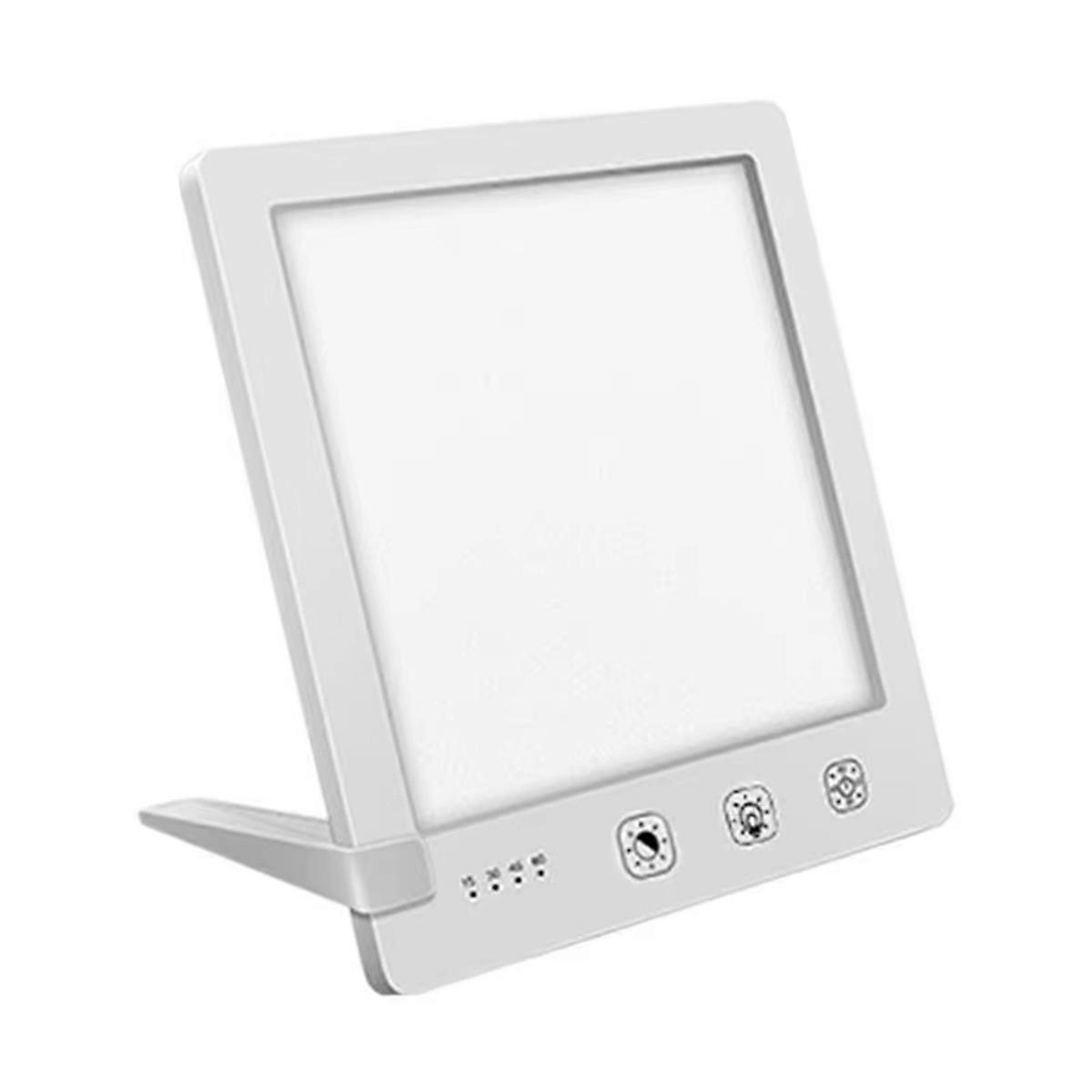 Simulated Natural Sunlight 10000 Lux Natural Lamp for Bedroom Touch Control Adjustable Time UV-Free Lamp Support Stand