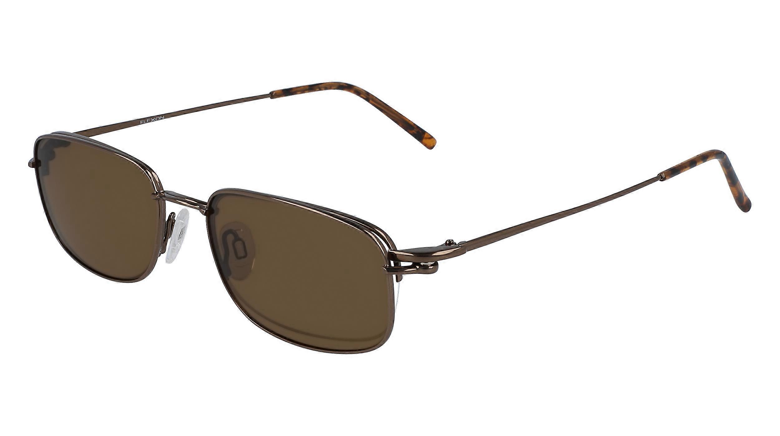 Eyewear Frames FLEXON FLX806MAG-SET 218 COFFEE 218 52/19/140 MALE