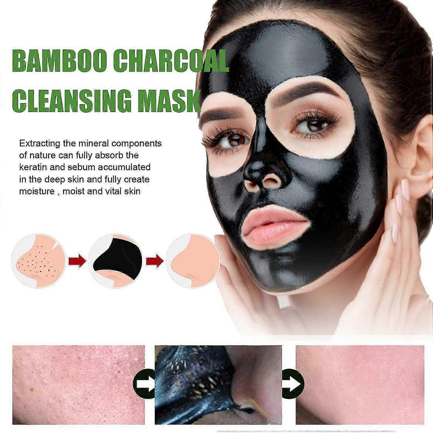 A1 Bamboo charcoal blackhead peel-off mask shrinks pores, removes blackheads and acne, co