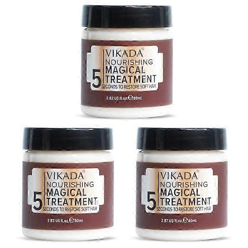 1-3Pcs Vikada Nourrissant Masque Capillaire Magique 80ml Traitement Capillaire Racine Réparation Nourrissant