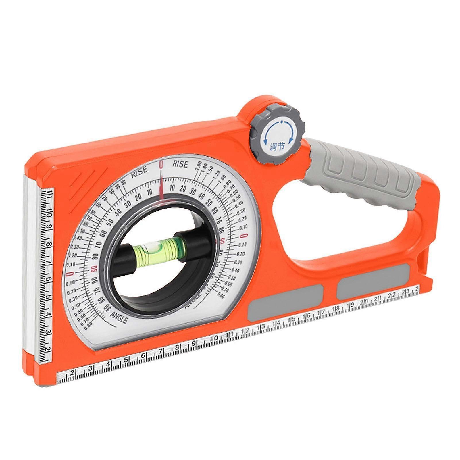 Engineering Inclinometer, DualScale Magnetic Angle Finder for Civil Engineering, Protractor and Pitch Finder Carpentry