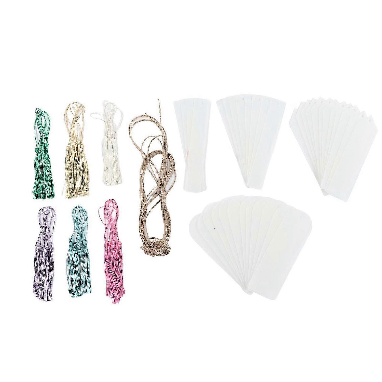 2025 Latest Model 36pcs Acrylic Bookmarks Blanks Rectangle 0.04 Inch Thick