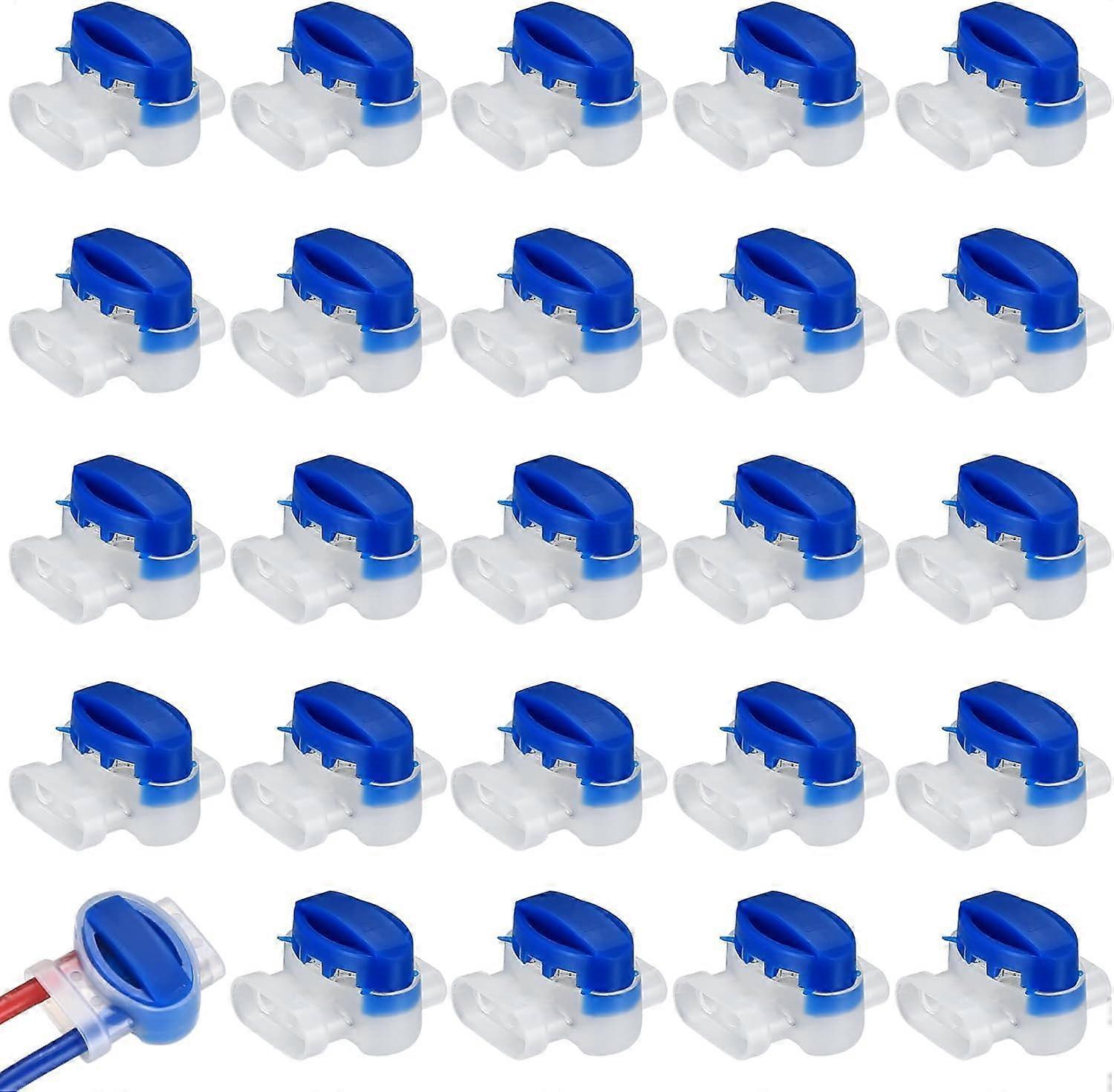 25 Pcs Cable Connectors for Robot Lawn Mower,Filled Cable Connectors