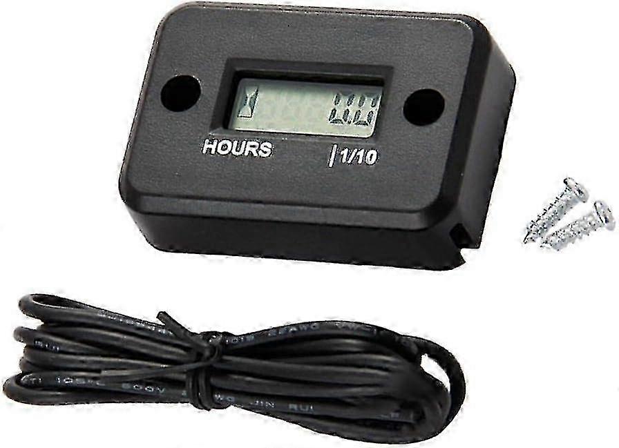 Waterproof lcd hour meter - for motorcycle, atv, snowmobile, and more p