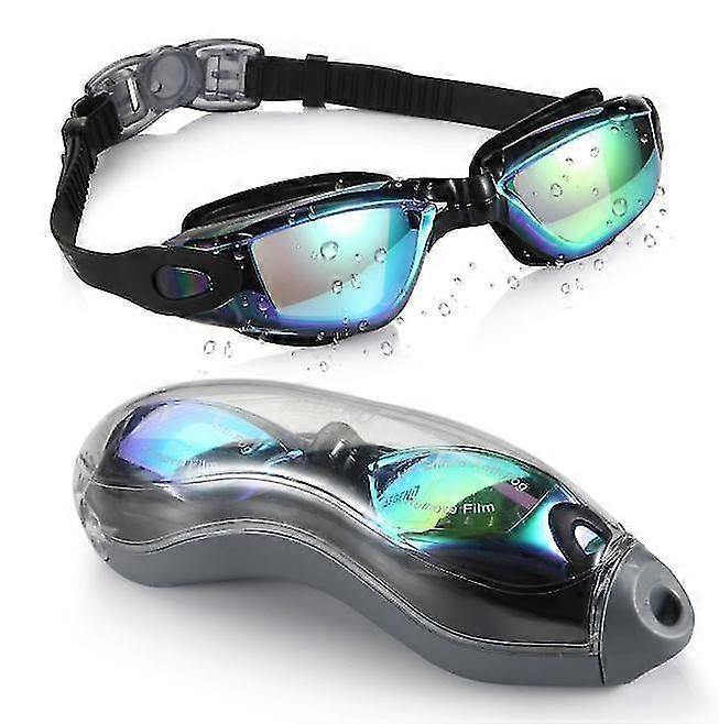 Swim Goggles, Swimming Goggles No Leaking（Black）