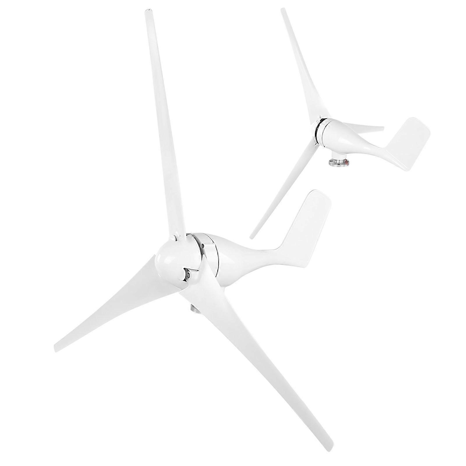 100W 24V White 3-Blade Wind Turbine Kit, 1.2m Diameter