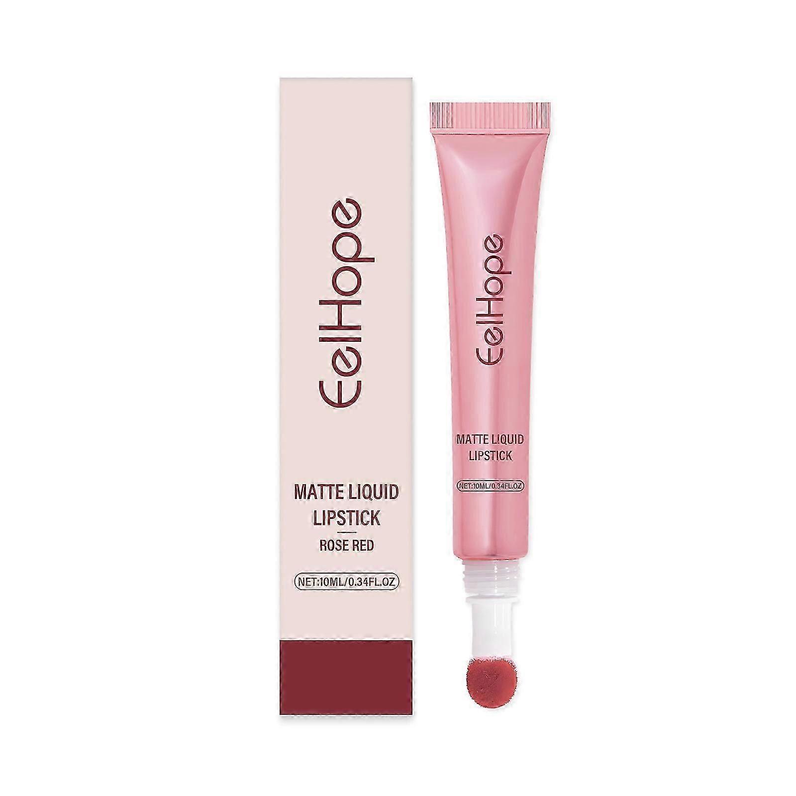 Matte Liquid Lip Gloss - Moisturizing, Non-Stick, Long-Lasting Color, 10ml
