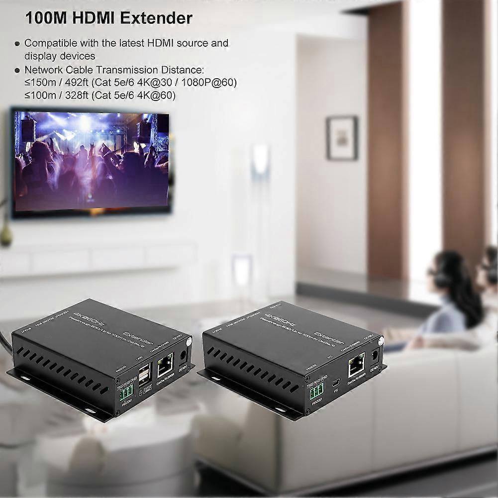 HDMI 2.0 4K Network Extender 150m Metal Transmitter Receiver HDEX0024M1