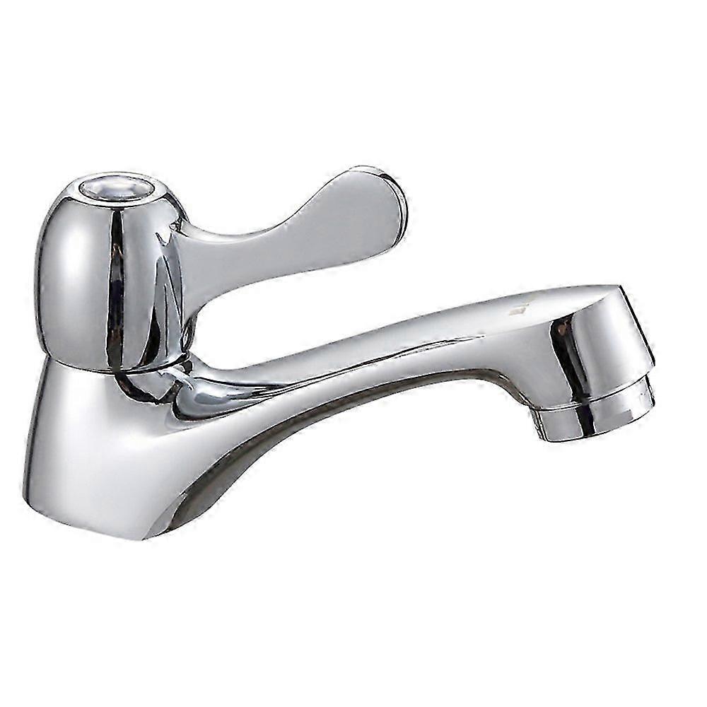 Modern Single Handle Bathroom Faucet, One Hole Chrome Finished Cold Water Tap, Bar Basin Faucets 2025