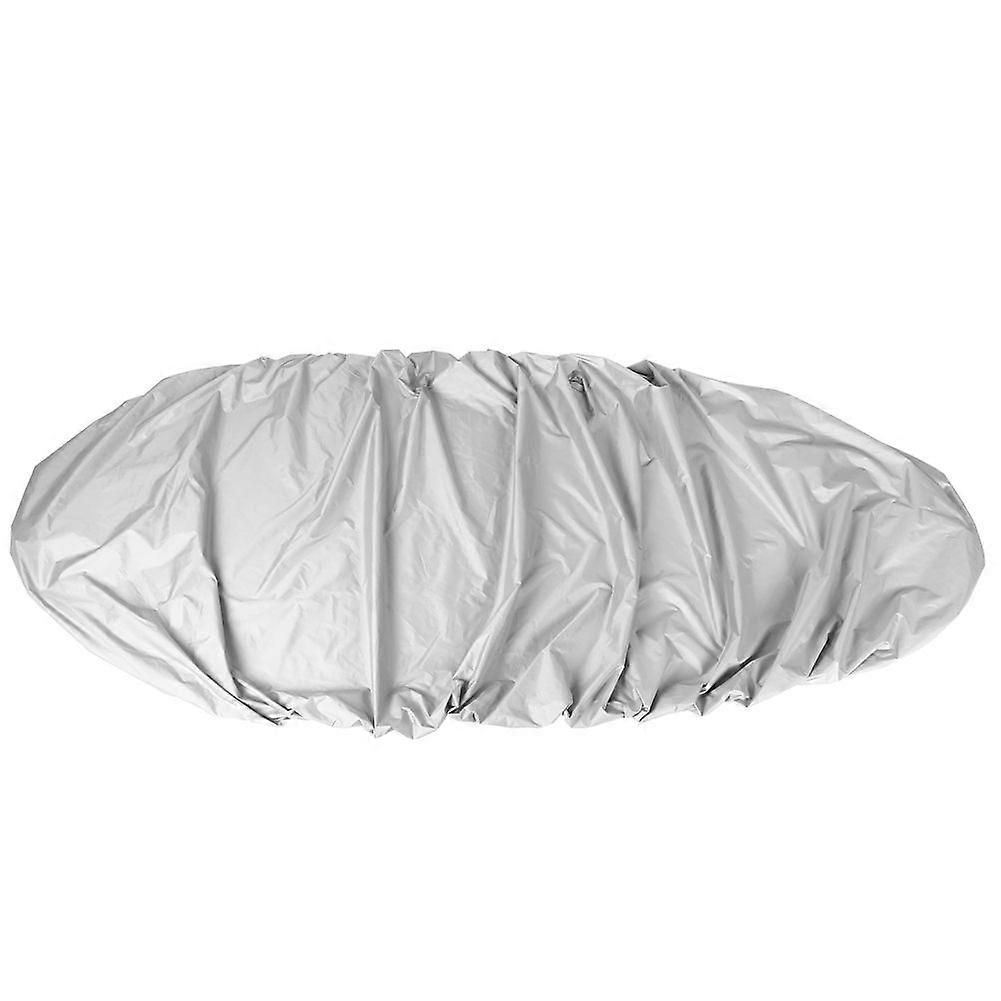 4.5m Waterproof UV Sun Protection Storage Dust Cover for 3.6-4m Kayak Boat Canoe(Gray)