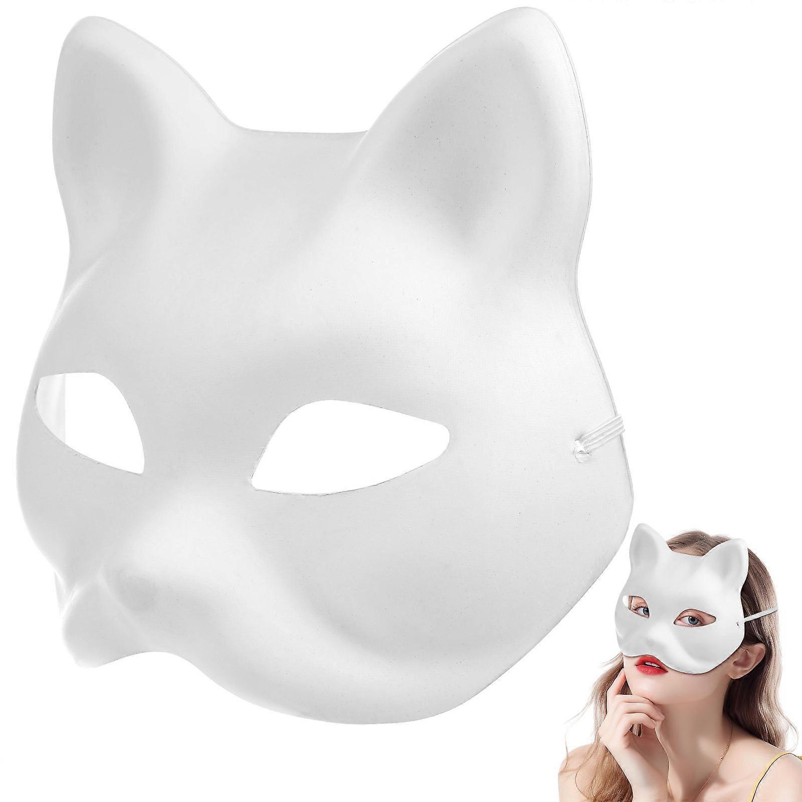 Animal Masks Cat Mask for Cosplay Paper Masks 20Pcs