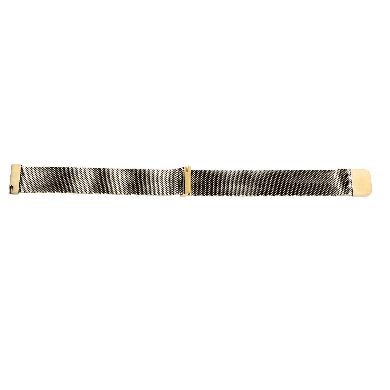 Smartwatch Strap Stainless Steel Smartwatch Band Wristband Replacement for HUAWEI GT2 18mm Gold
