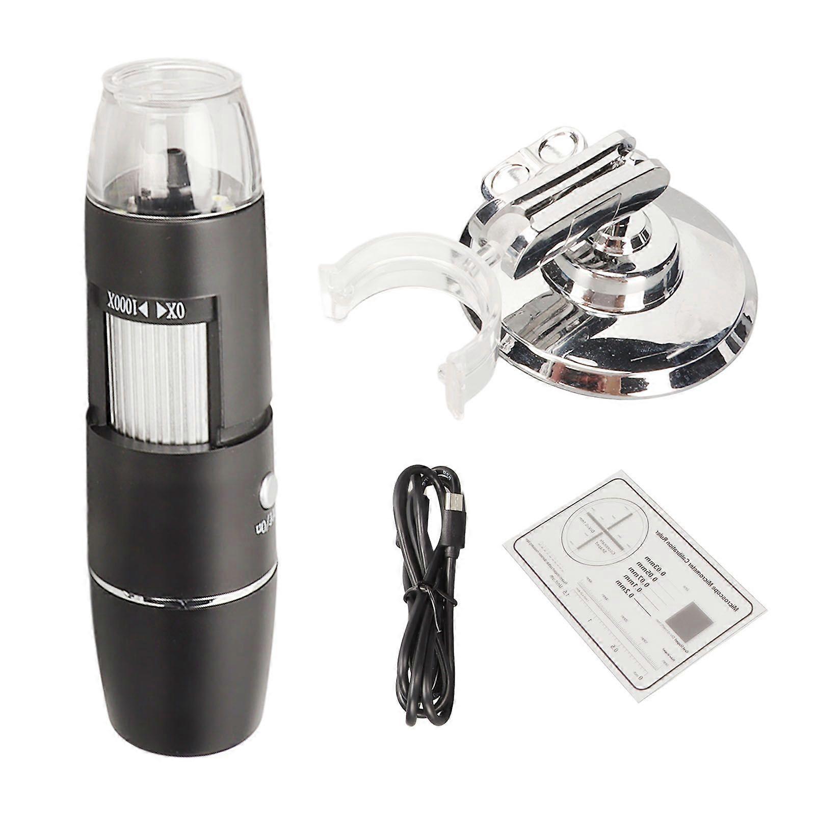 Wireless Digital Microscope 1000X HD Portable WiFi USB Microscope Camera for Printing Learning Observation