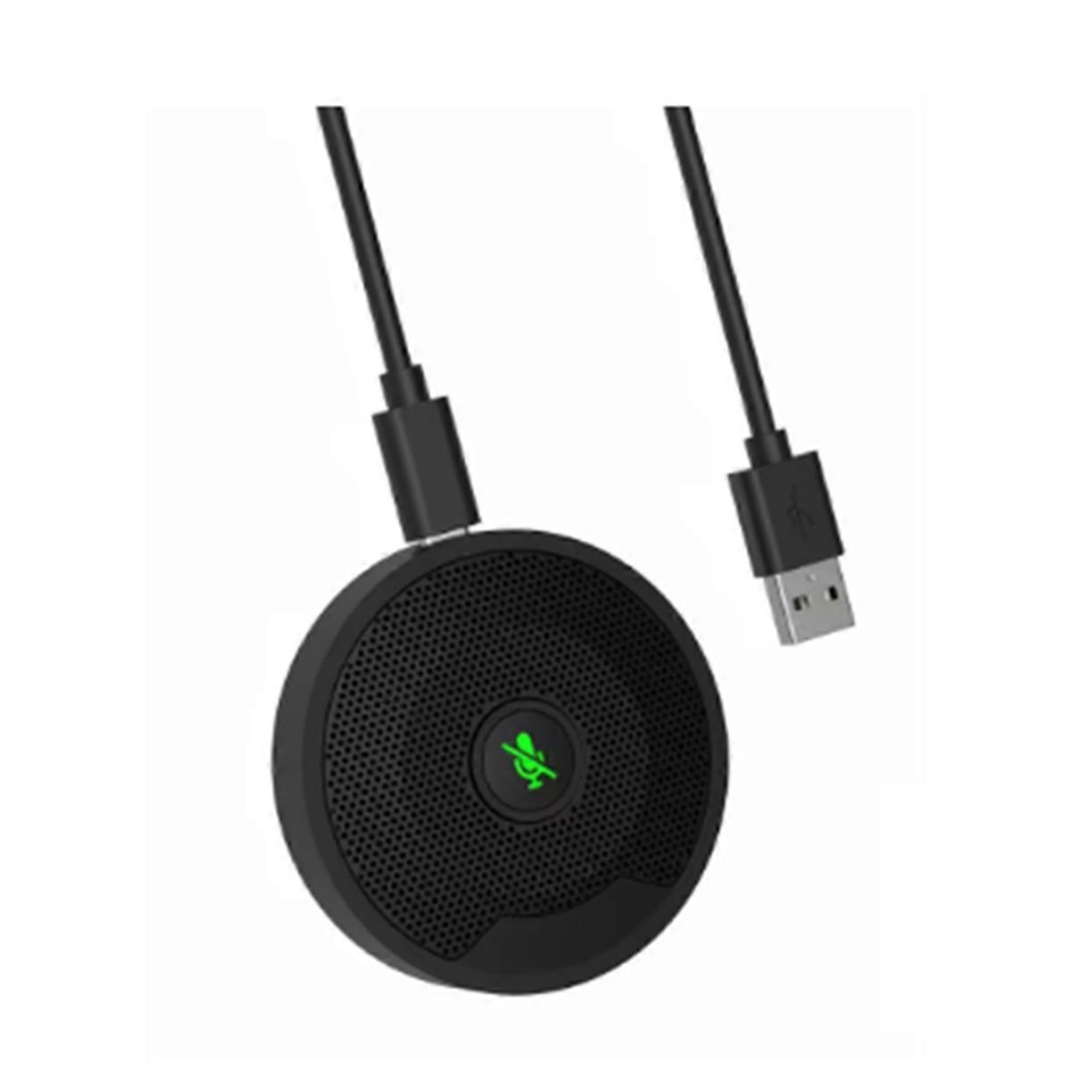 UM10 USB Conference Microphone 360 Omnidirectional Condenser PC Microphones for Video Conference Gaming Chatting