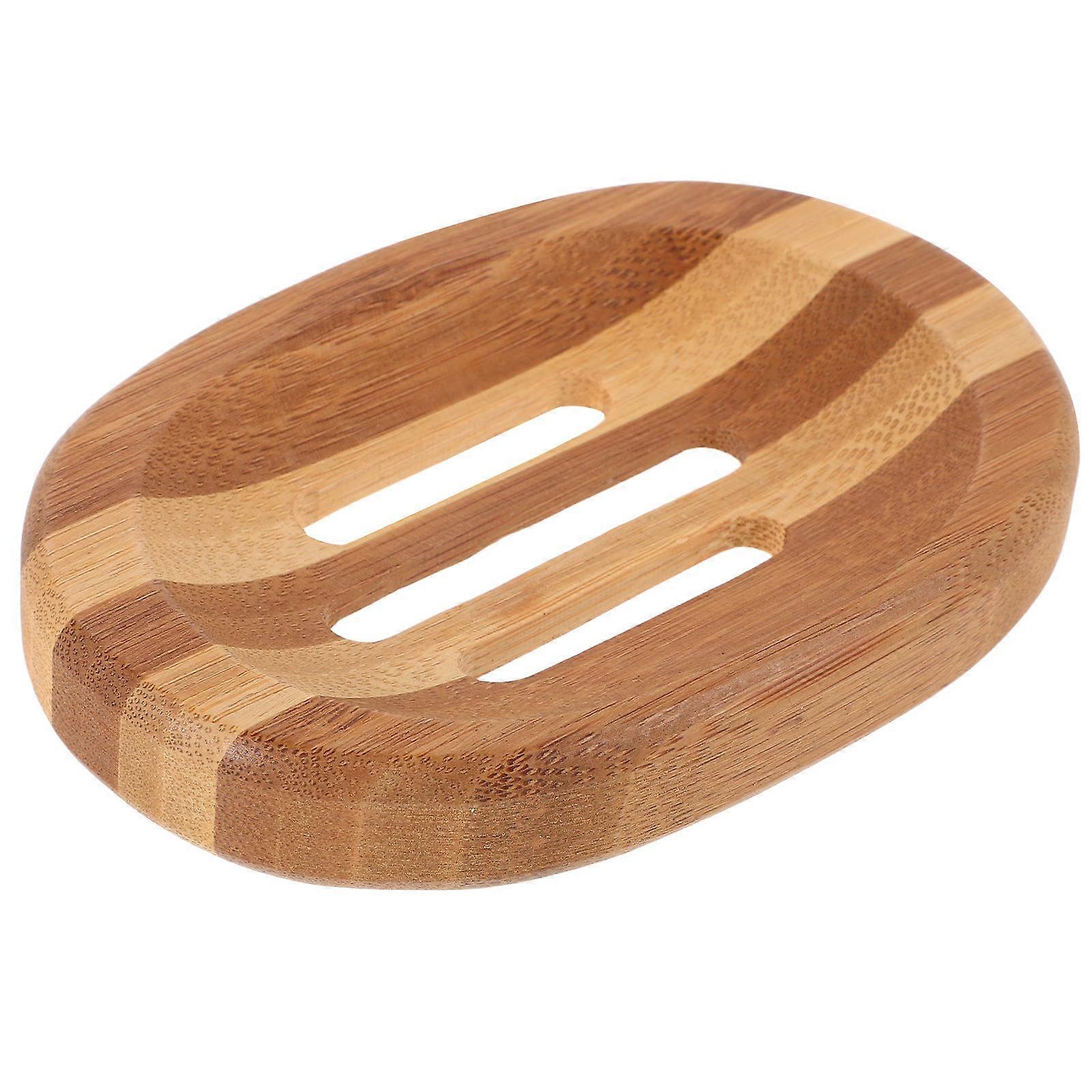 Soap Dish Wooden Bathroom Soap Tray for Shower 3Pcs Rustic Wood Holder