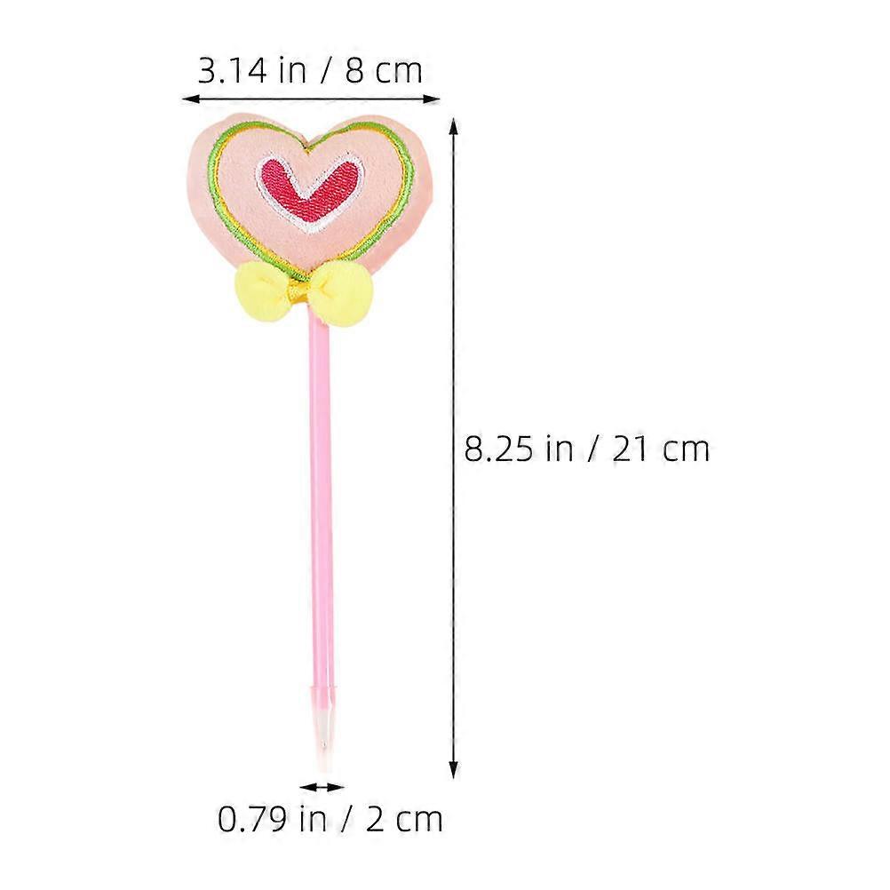 Valentine Heart Ballpoint Pen for Office Use 2Pcs Assorted Color Design