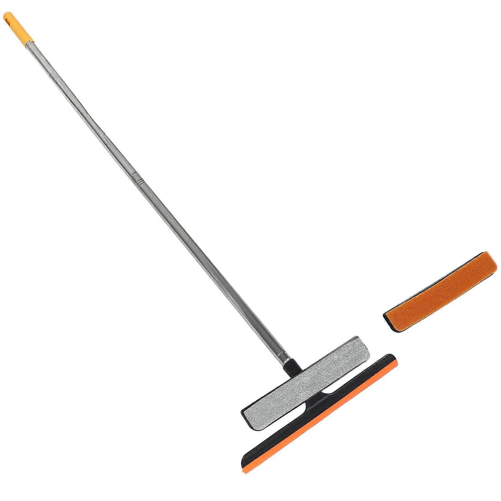 Glass Brush Window Squeegee for Cleaning Use with Long Handle Multifunction Tool