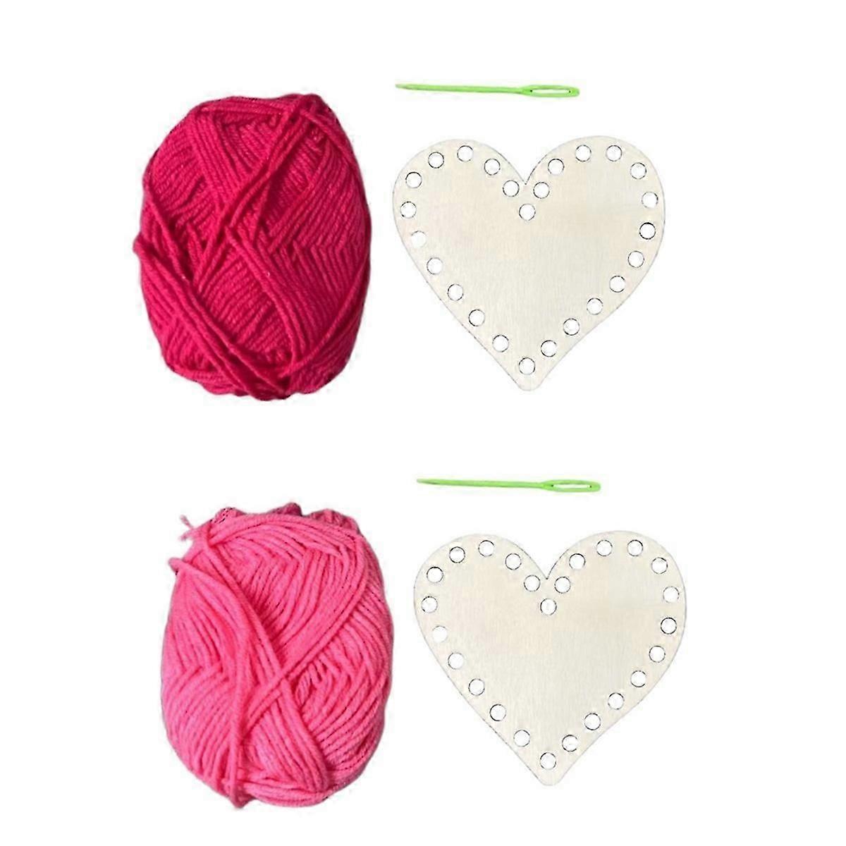 Wooden Hearts ,DIY Wooden Ornaments Unfinished Predrilled Wooden Heart Embellishments for Valentine'
