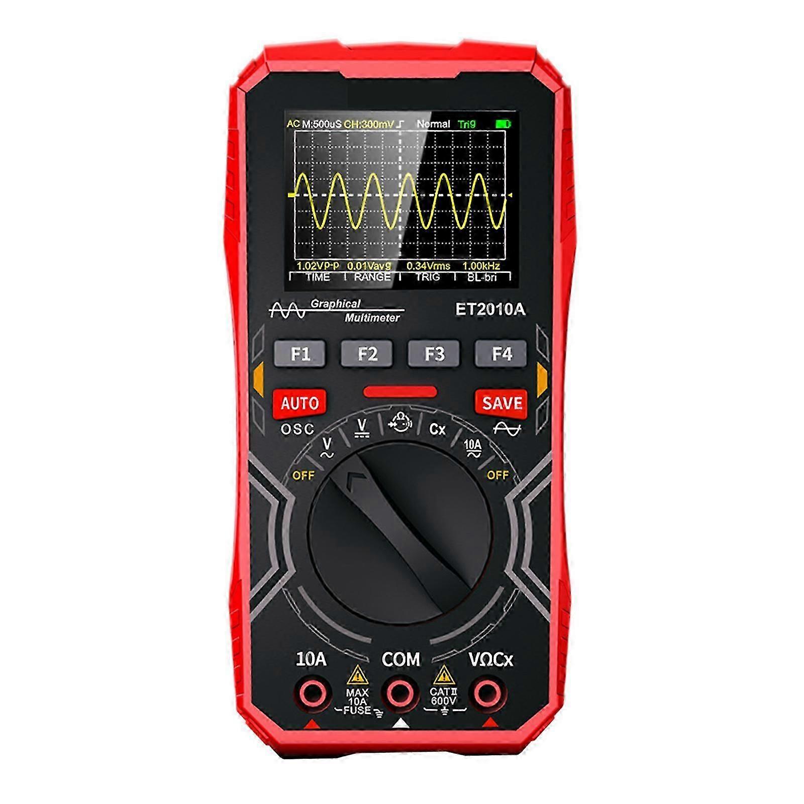 Digital Oscilloscope Multimeter 1MHz band width  with Automatic waveforms Capture Efficient 2.5Msps Sampling Oscilloscope