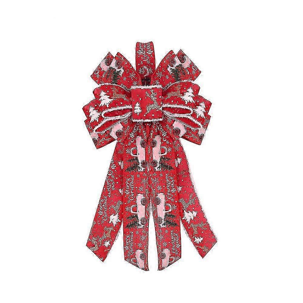 Bows Holiday Decorative Bows Xmas Wreath Bow For Tree Home Decoration