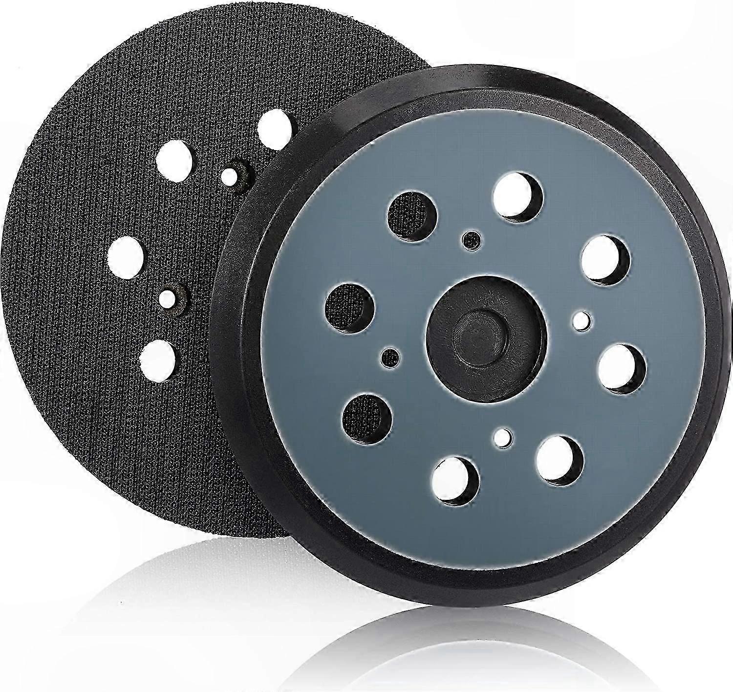 2-Pack 5" 8-Hole Sanding Pad, Hook & Loop Replacement Orbital Sander Pads for Select Power Tools