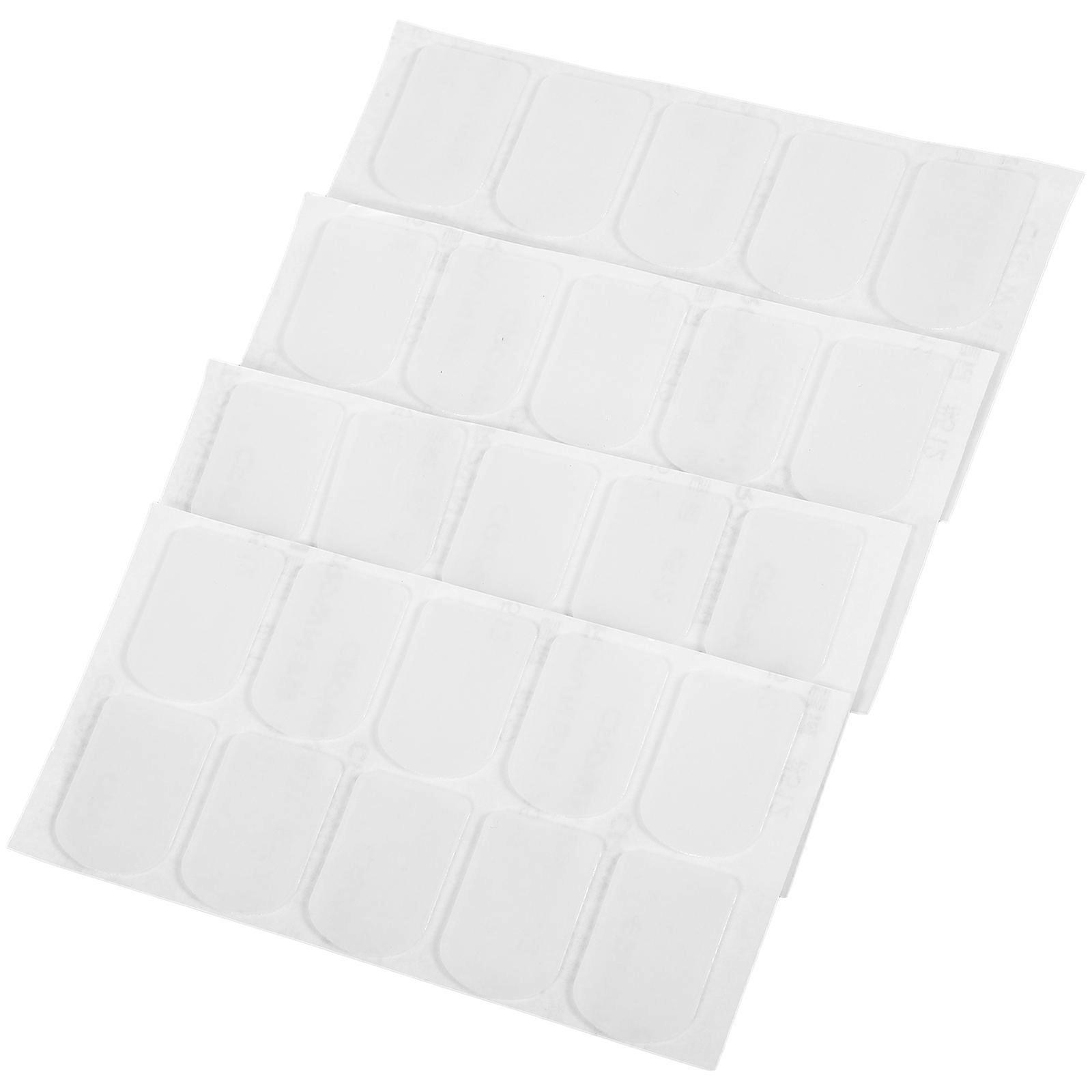 Saxophone Mouthpieces Pads Silicone Instrument Tooth Pads for Daily Use 20 Sheets
