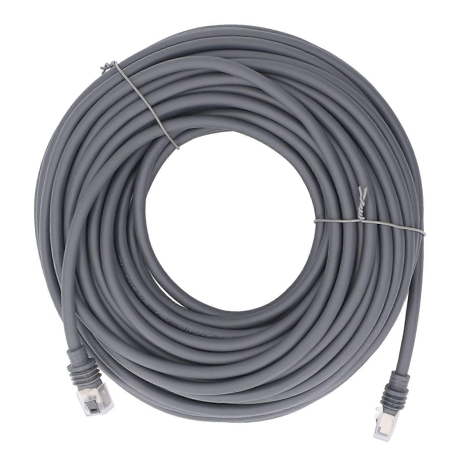 Rectangular Satellite Replacement Cable for Gen 3 49FT 15m Outdoor Waterproof High Speed Cat6 Extension Cord