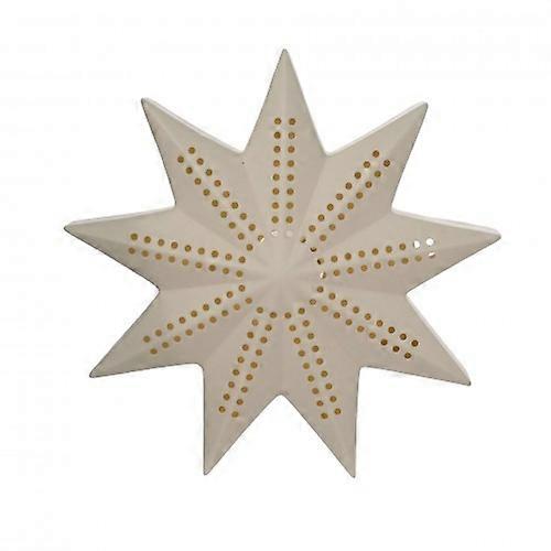 Ceramic LED Light up Star 18cm
