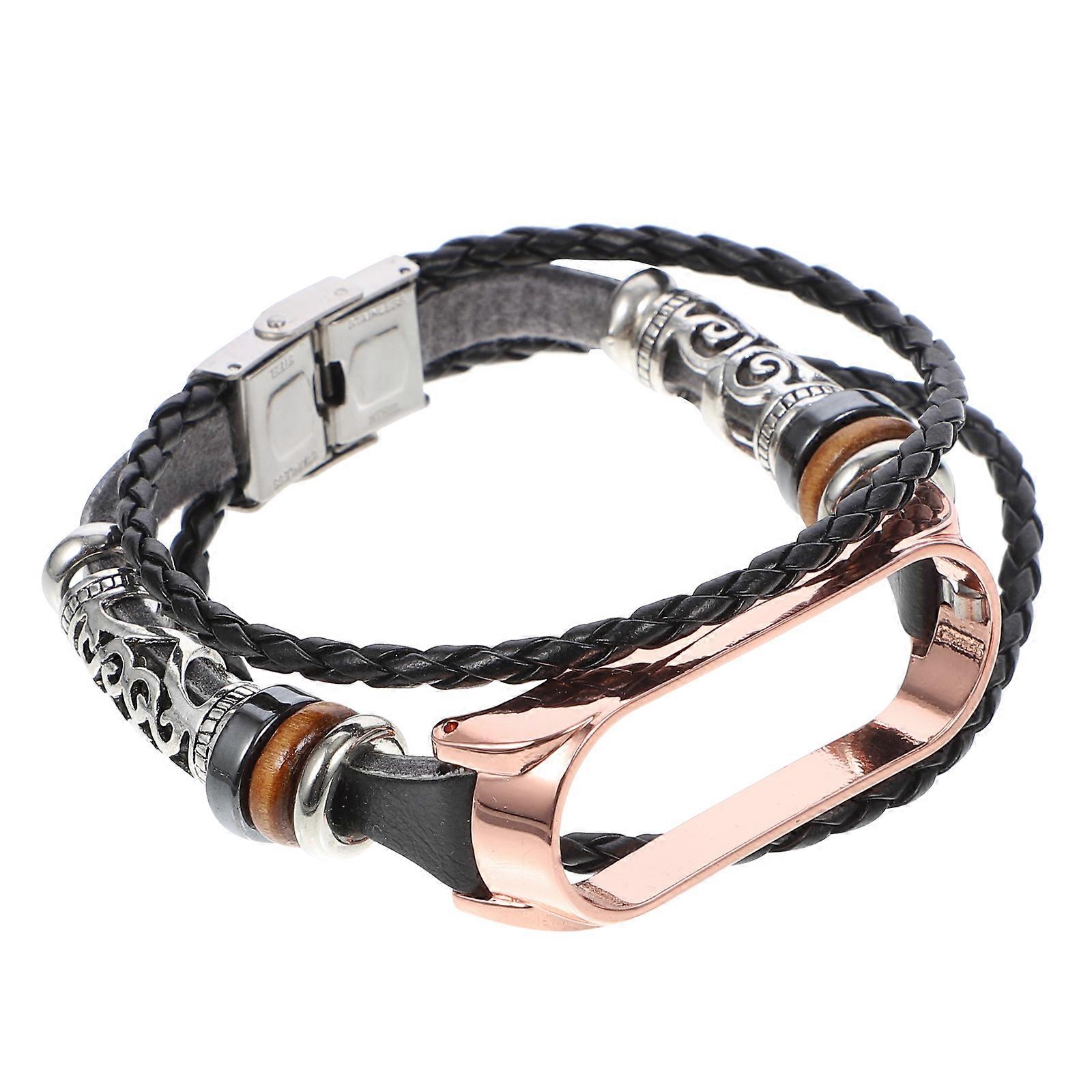 5 NFC Replacement Bands Metal Beads Bracelet for Smart Watch