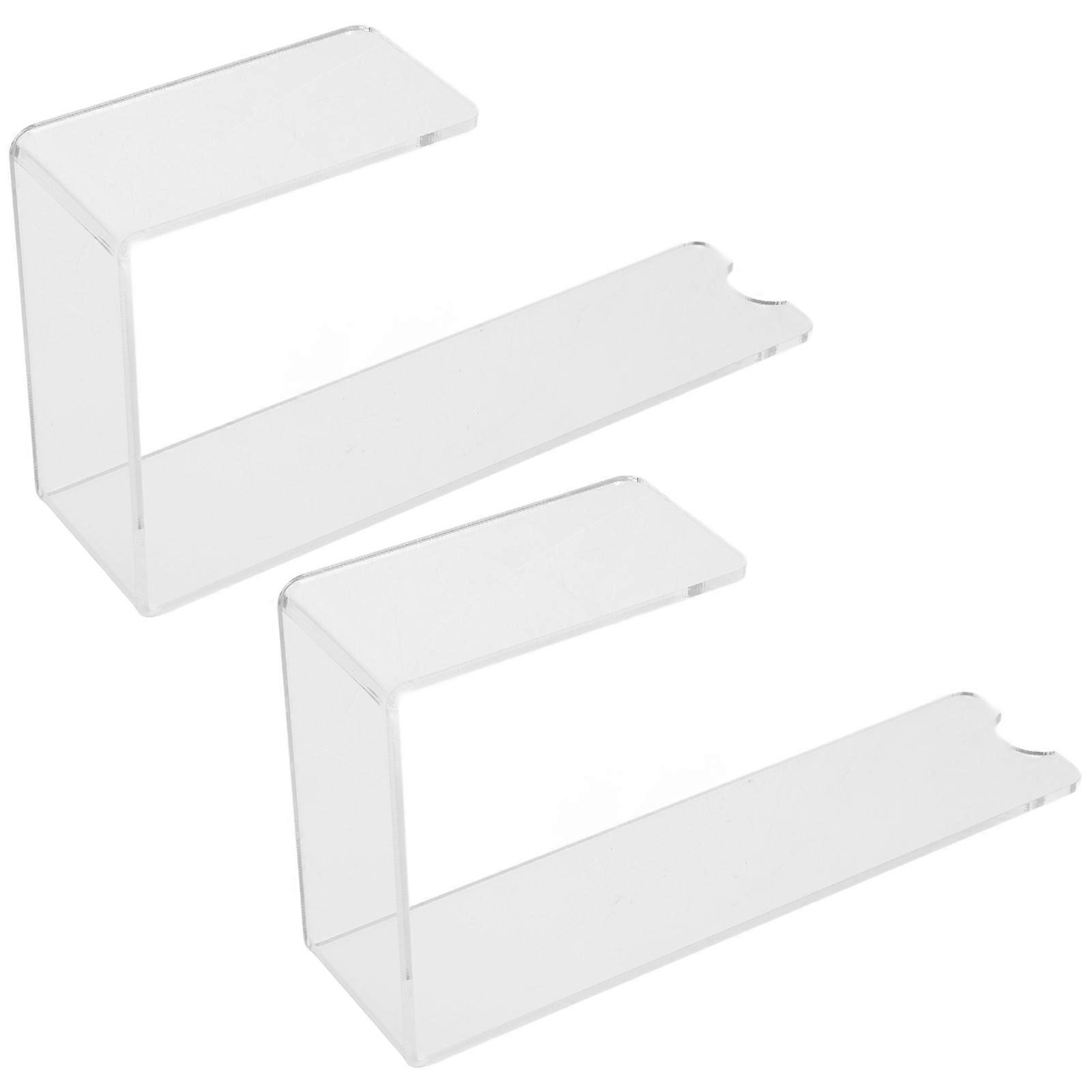 Clear Shoe Display Stand Shoe Rack Holder for 6Pcs High Heel Shoes