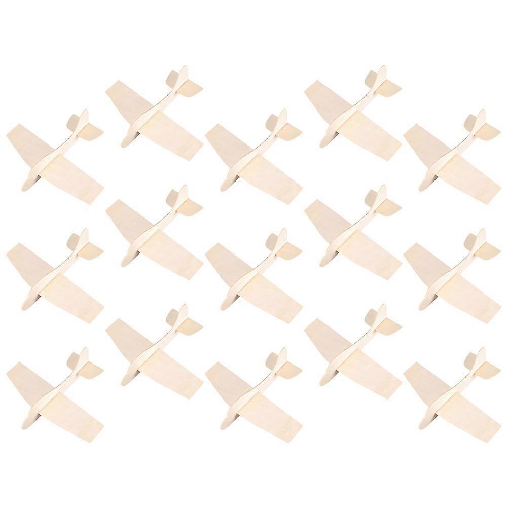 Wooden DIY Airplane Model for Decoration 30Pcs Painting Plane Set