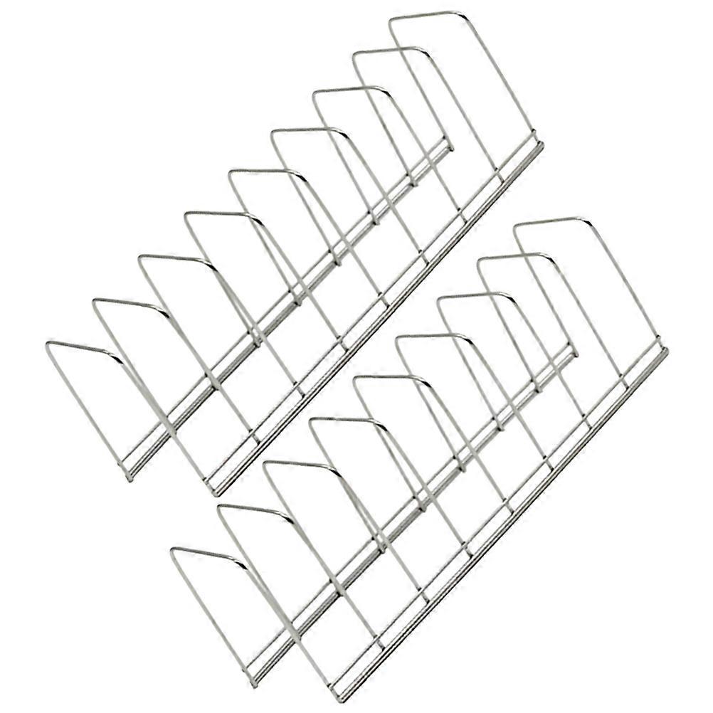 Dish Rack for Kitchen Stainless Steel Drying Organizer 10Pcs Set