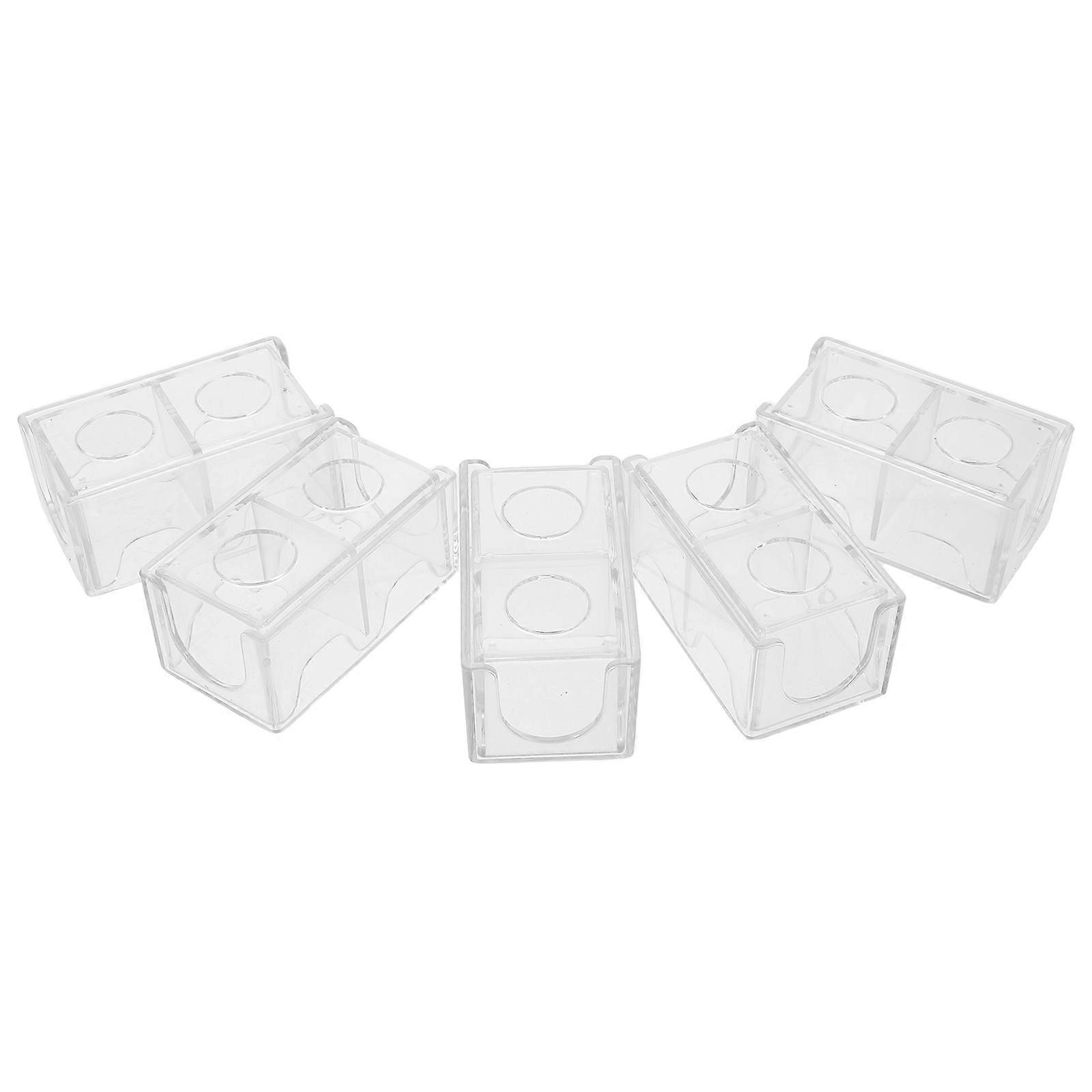 Billiards Chalk Holder Pool Chalk Box for Storage 25Pcs Acrylic Material