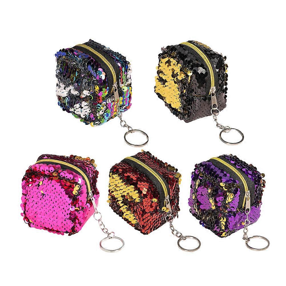 Coin Pouch for Women Sequin Purse for Storage Use 15Pcs Assorted