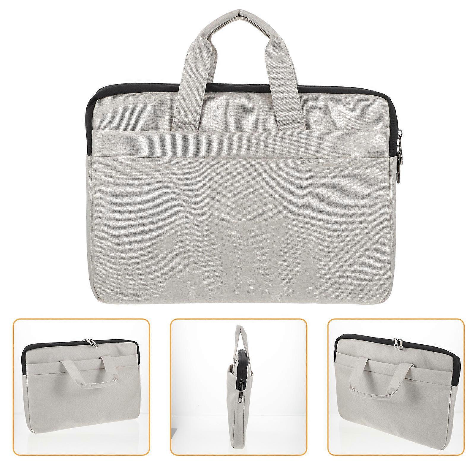 Light Grey Laptop Sleeve Case For 13 Inch Laptop Device Protection With 1Pack