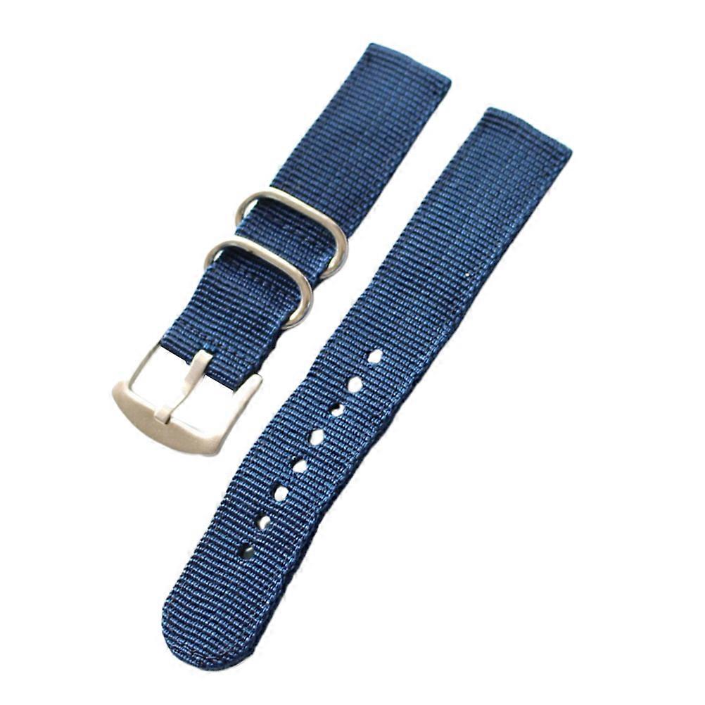 Nylon Strap Watchband Replacement for Comfortable Wearing 1 Piece Blue