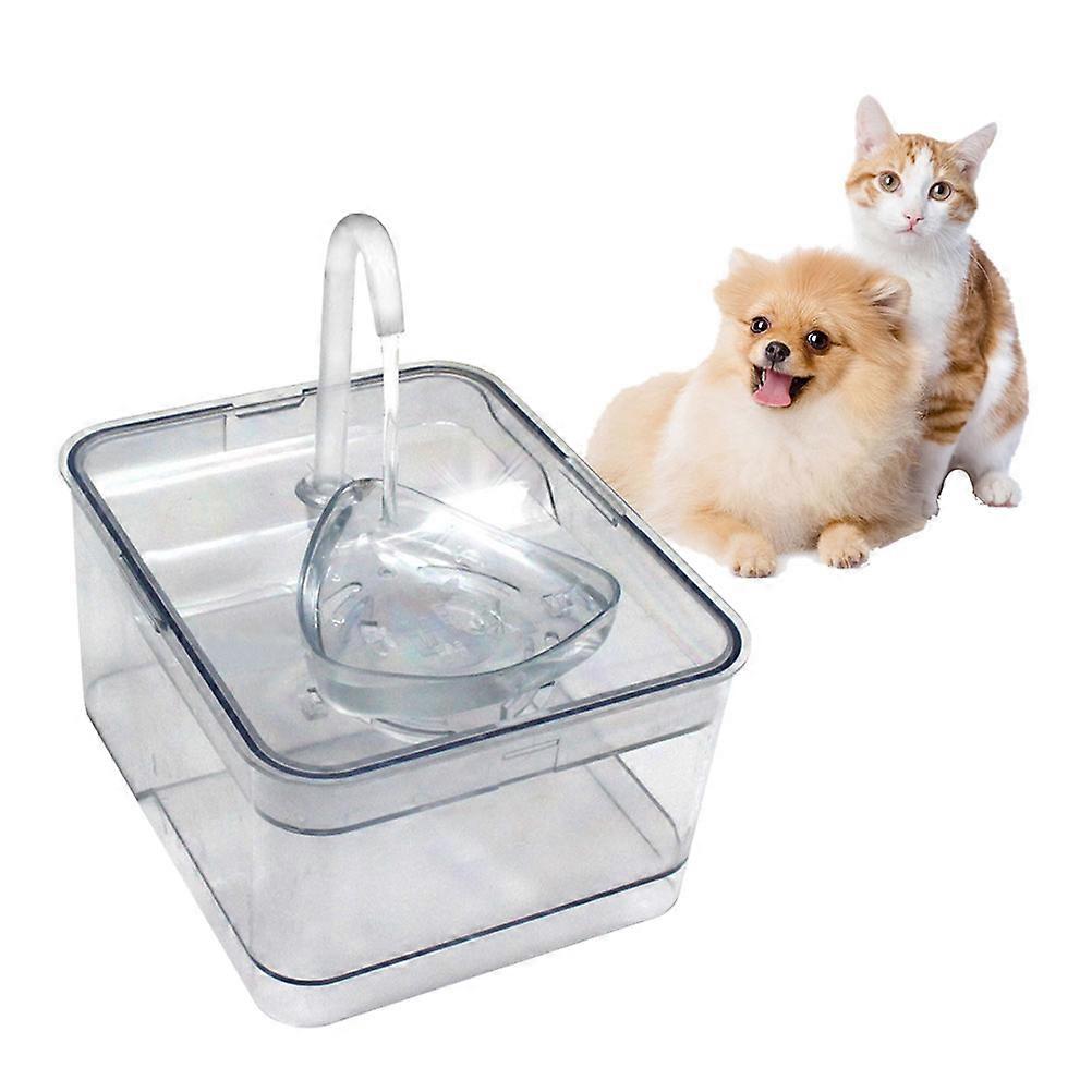 Cat Fountain Filters Pet Water Dispenser Filtered Water 2Pcs White
