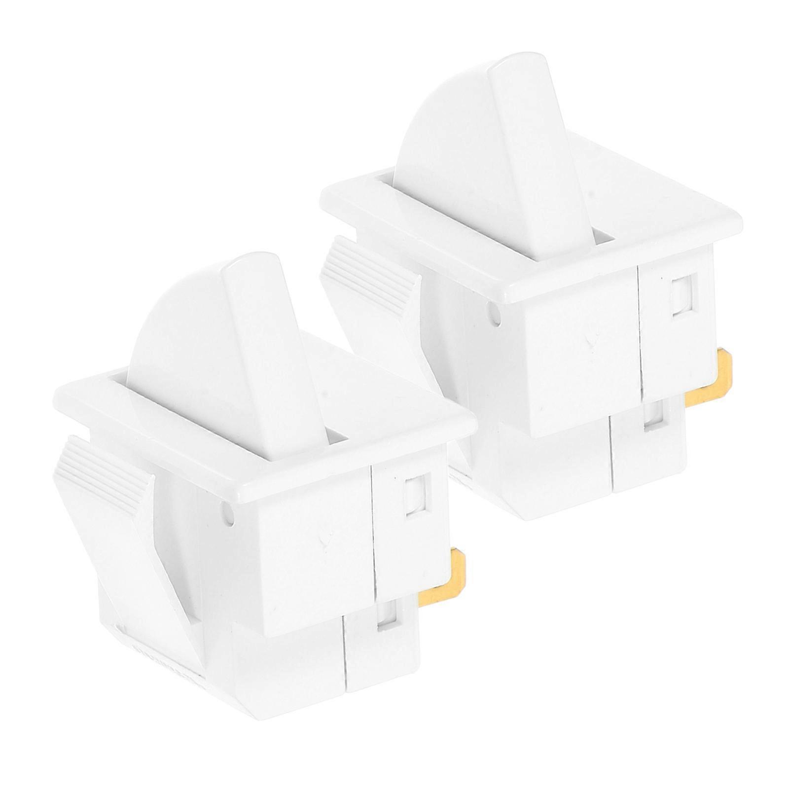 Fridge Light Control Switch 2Pcs Designed For Refrigerator Models Featuring Enhanced Illumination And Easy Installation