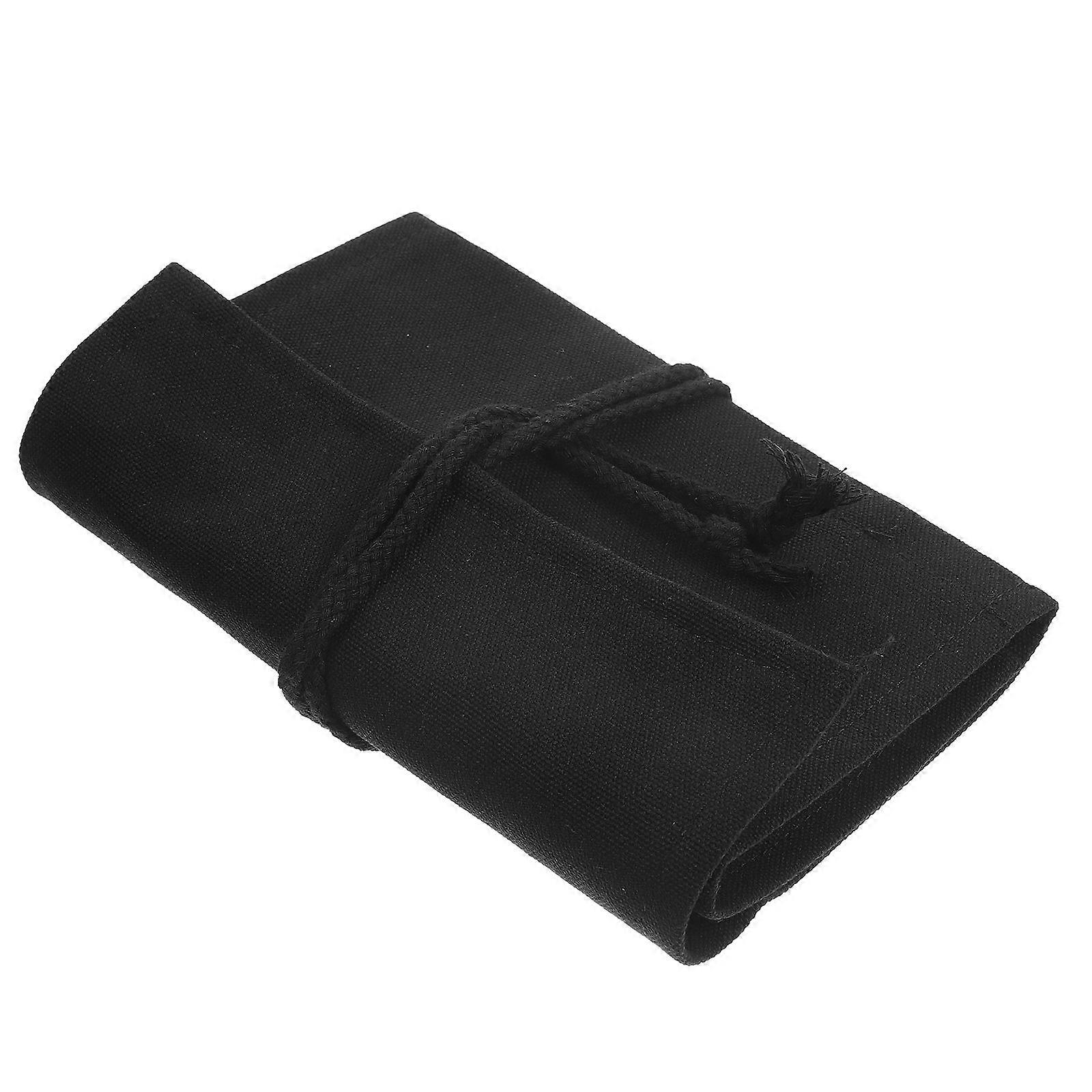Roll Up Pencil Holder Canvas Pencil Wrap Case for Storage 3Pcs Pack