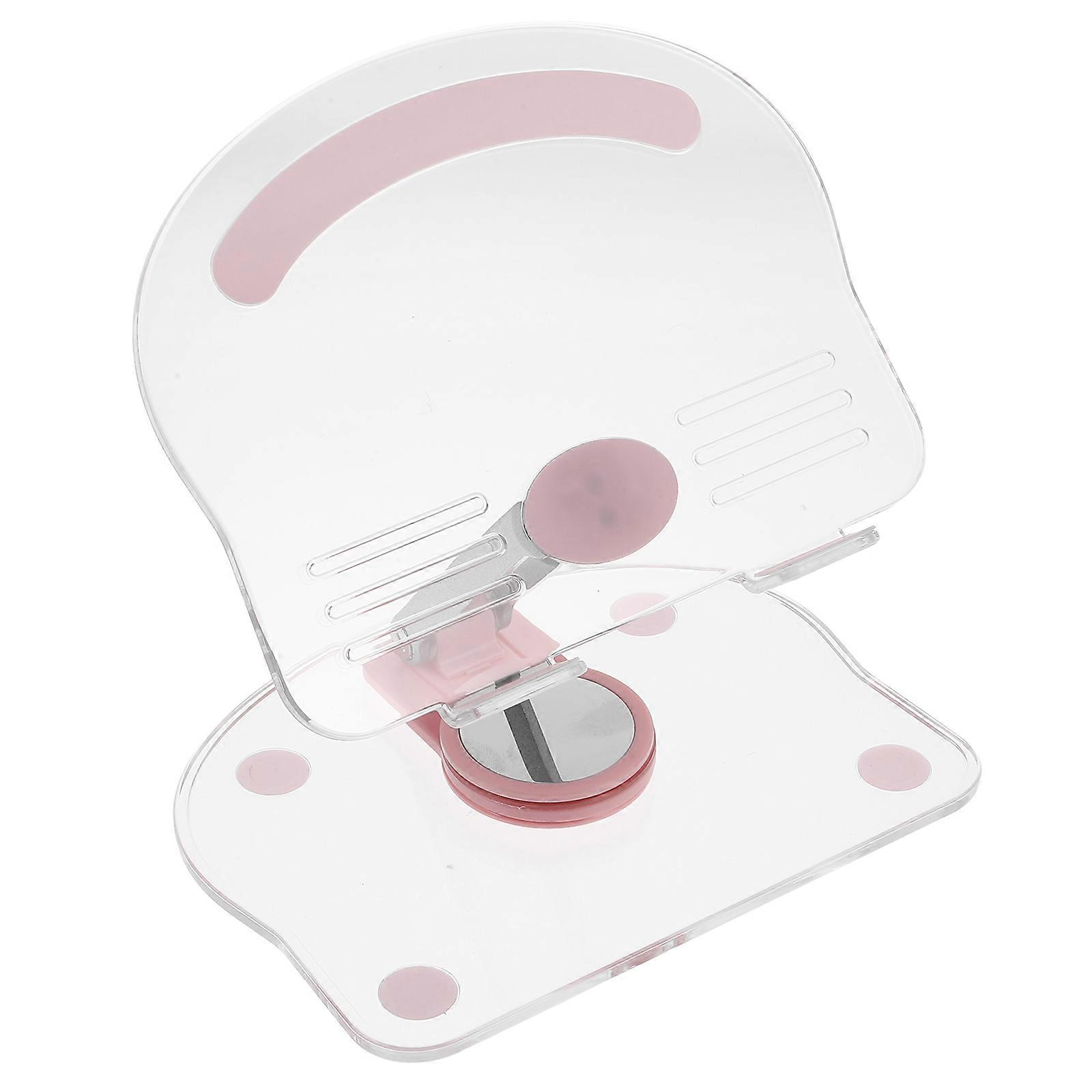 Tablet Desk Stand 2Pcs Stable Support for Computer Use Acrylic Style with Foldable Feature for On-the-go Convenience