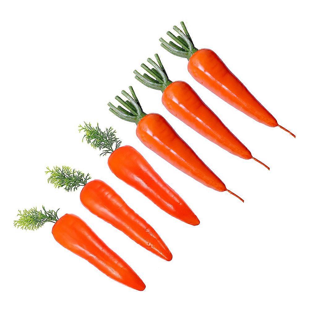 Multi-Function Carrot Ornament Decorative Carrot Decor for Decoration 12Pcs
